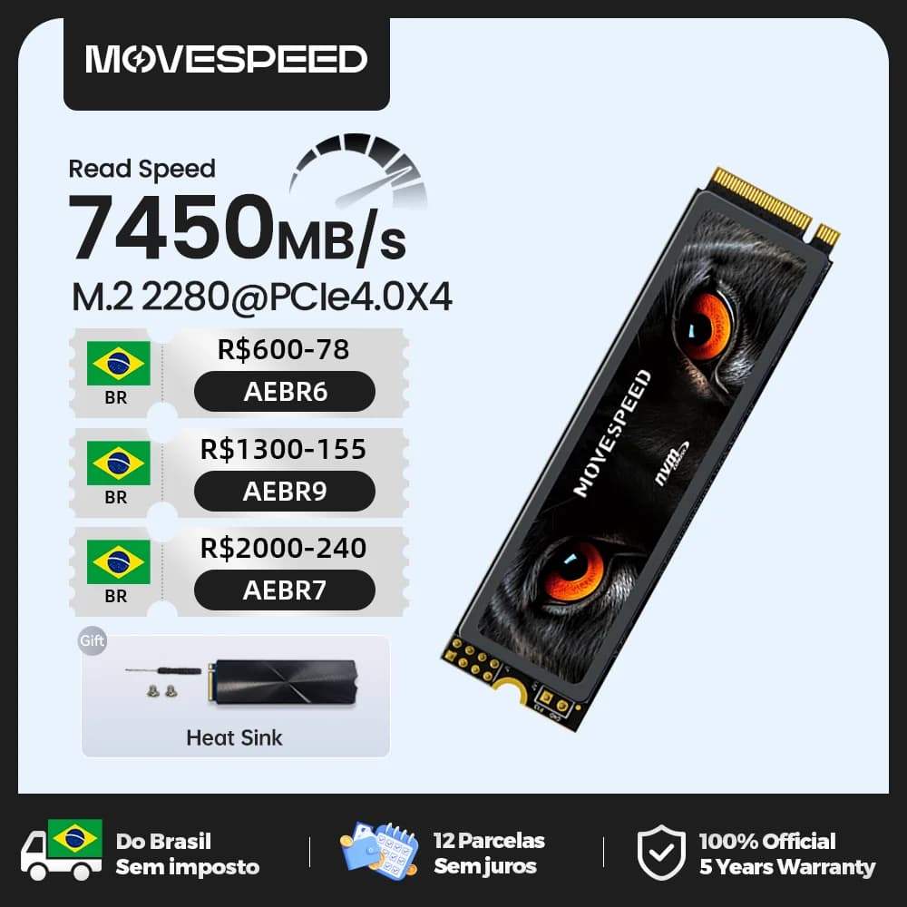 SSD Movespeed 2 TB NVMe Gen4